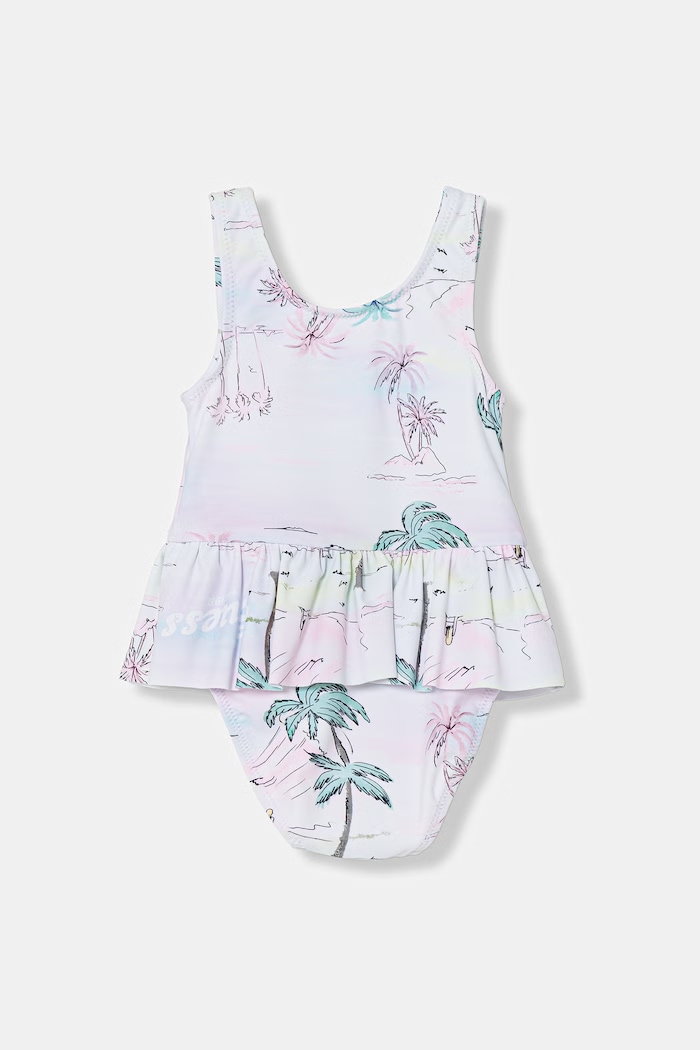 Guess costum de baie dintr-o singură piesă pentru bebeluși A6GZ00.MC052.PPY2.M alb SS26