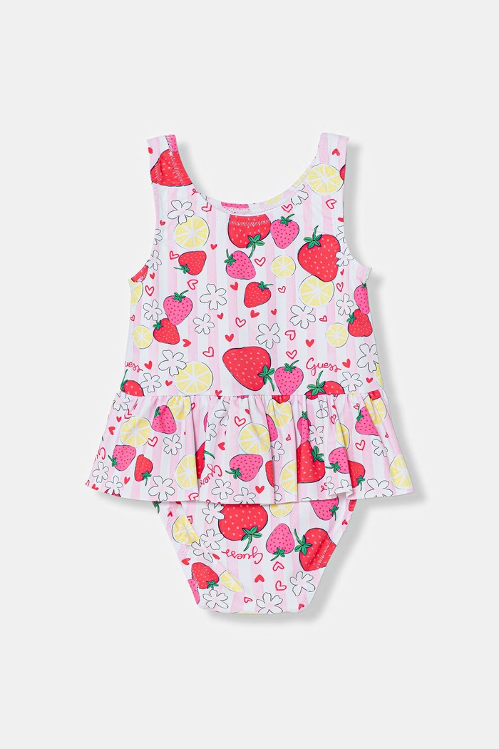 Guess costum de baie dintr-o singură piesă pentru bebeluși A6GZ00.MC052.PPY2.M roz SS26
