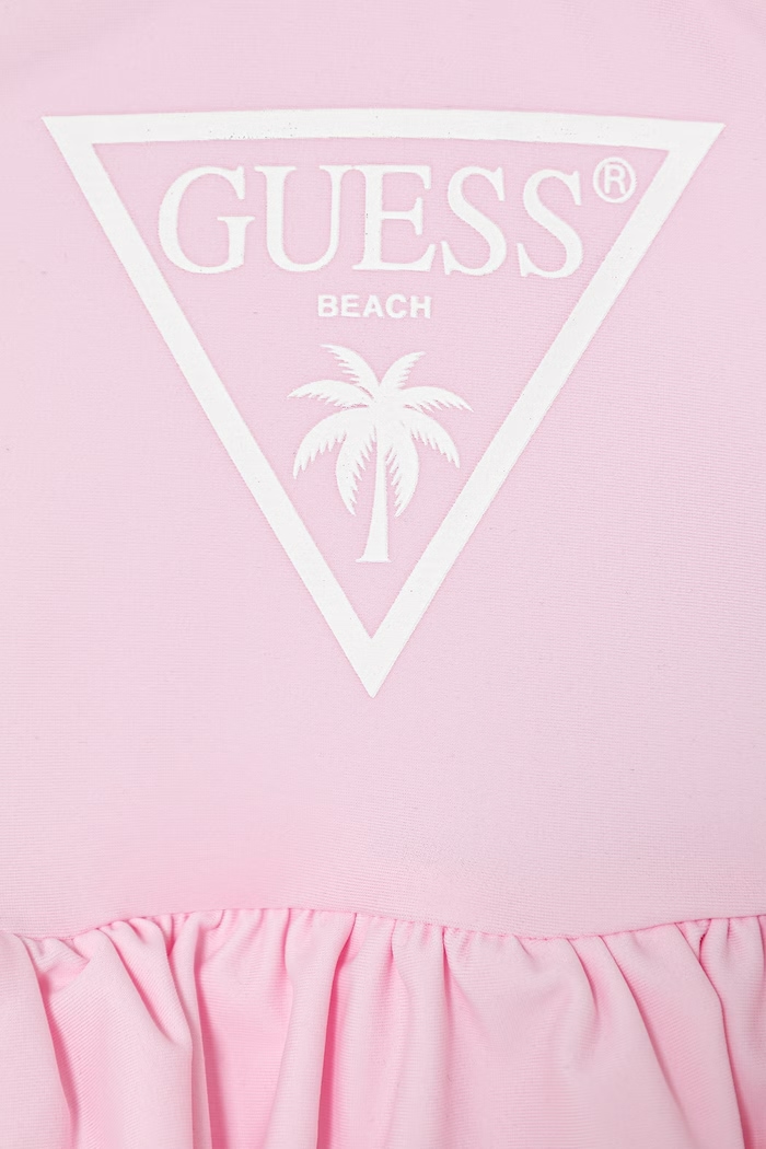 Fete Guess costum de baie dintr-o singură piesă pentru bebeluși A6GZ01.KCA60.PPY2.M roz