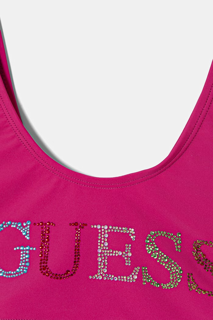 Dievča Guess dvojdielne plavky detské J6GZ28.KCA60.PPY2.M ružová