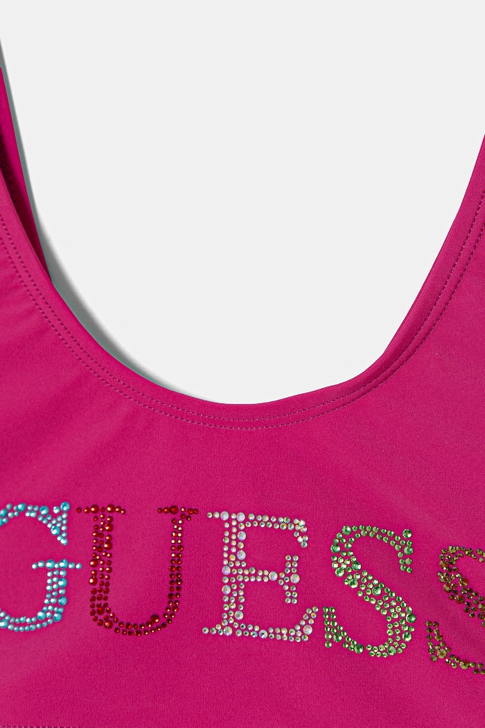 Dievča Guess dvojdielne plavky detské J6GZ28.KCA60.PPY2.M ružová