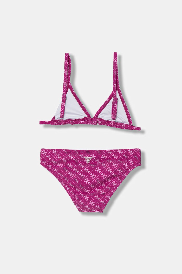 Guess costum de baie din două piese copilăresc J6GZ31.MC052.PPY2.M roz SS26