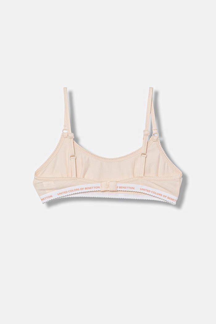 United Colors of Benetton detská podprsenka bavlnená s elastanom 2-pak 3MC10R1IN.G.Stagionale oranžová SS26