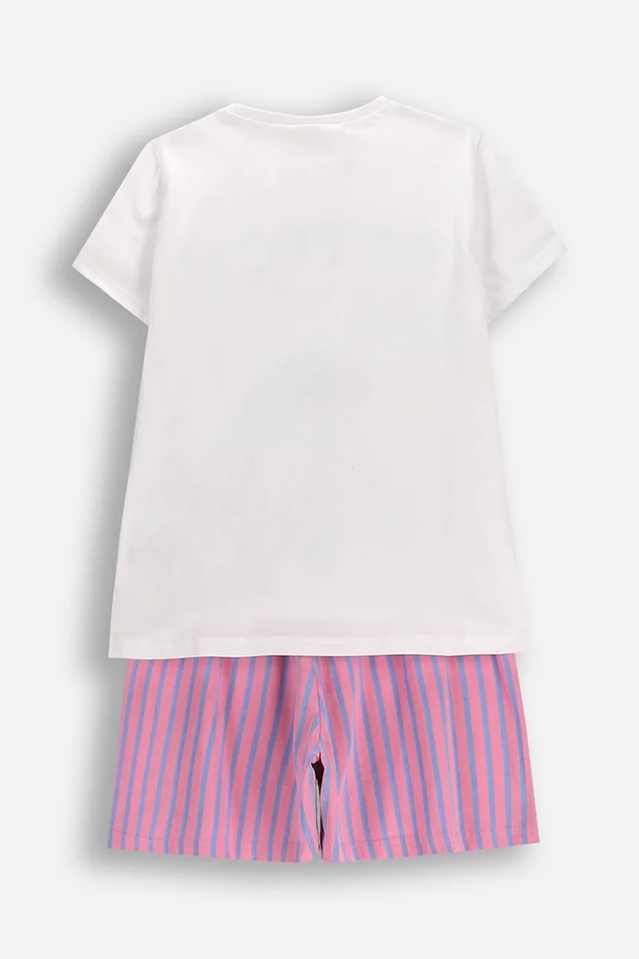Coccodrillo pijama pentru copii, din bumbac WC6448204LGD violet SS26