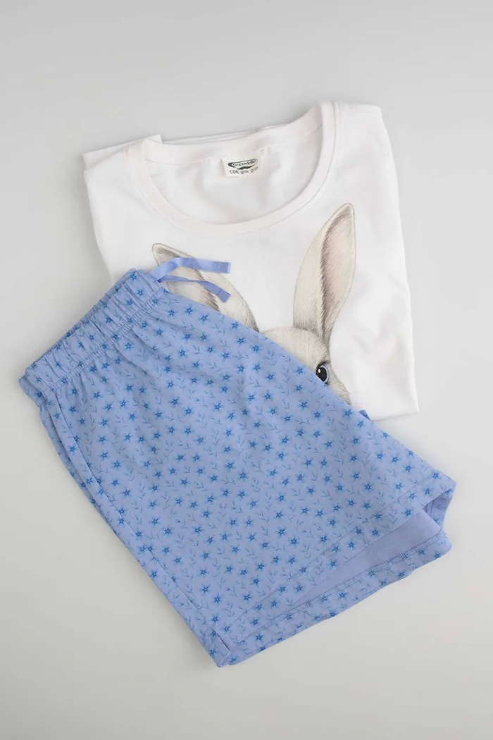 Coccodrillo pijama pentru copii, din bumbac WC6448208PJS alb