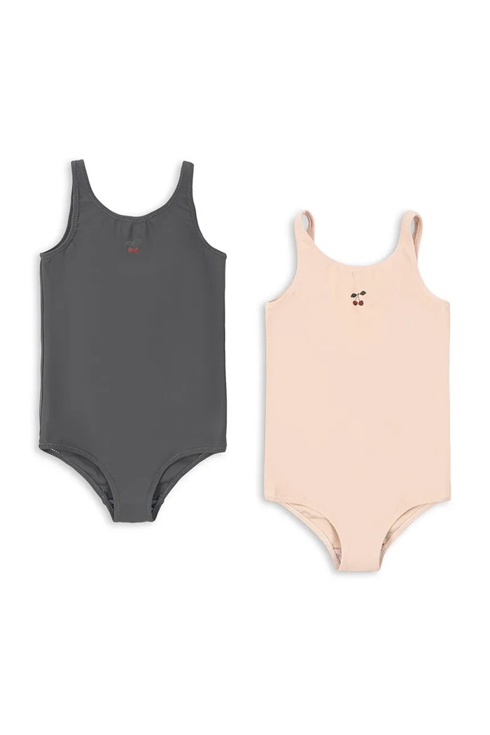 Konges Sløjd costum de baie dintr-o singură piesă pentru copii 2-pack MARVA SWIMSUIT bej KS105223.PPY2