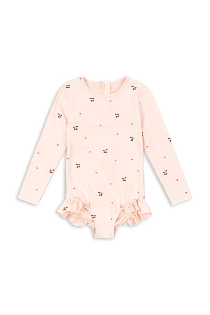 Konges Sløjd enodelne kopalke otroške MERLE LS SWIMSUIT GRS roza KS105473.PPY2