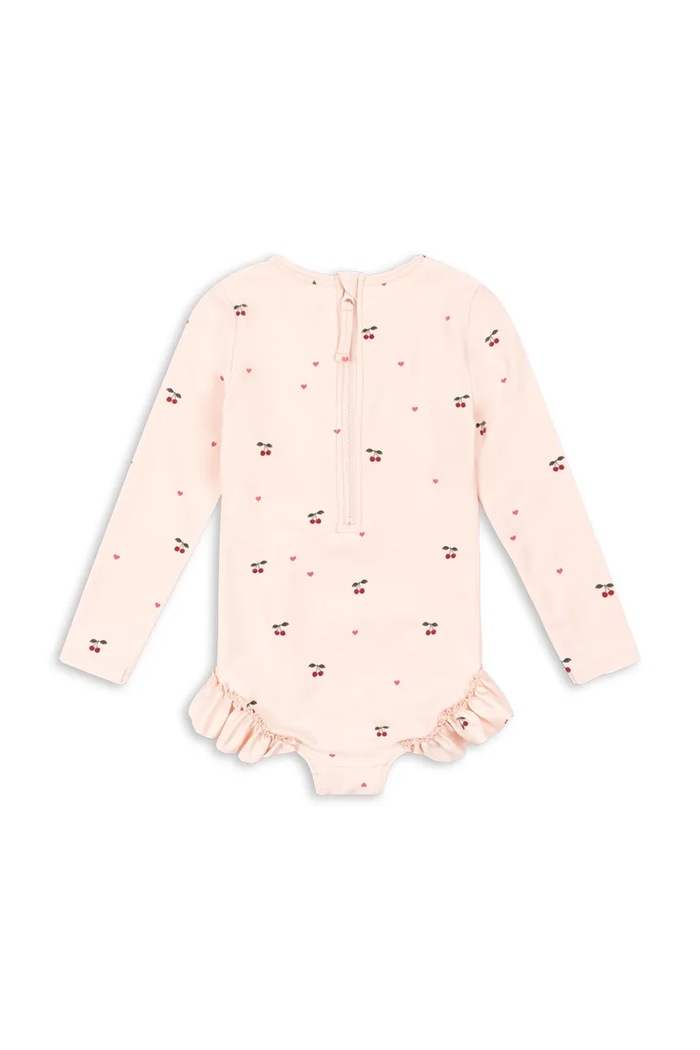 Konges Sløjd enodelne kopalke otroške MERLE LS SWIMSUIT GRS KS105473.PPY2 roza SS26