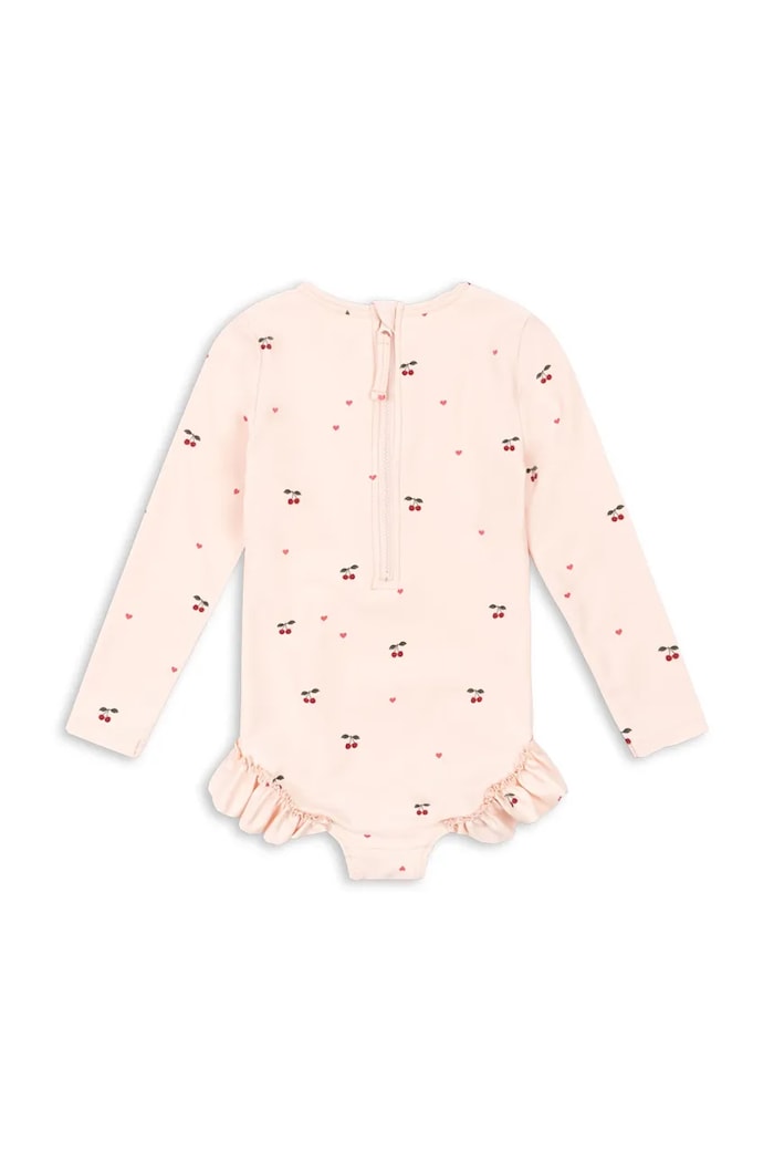 Konges Sløjd enodelne kopalke otroške MERLE LS SWIMSUIT GRS KS105473.PPY2 roza SS26