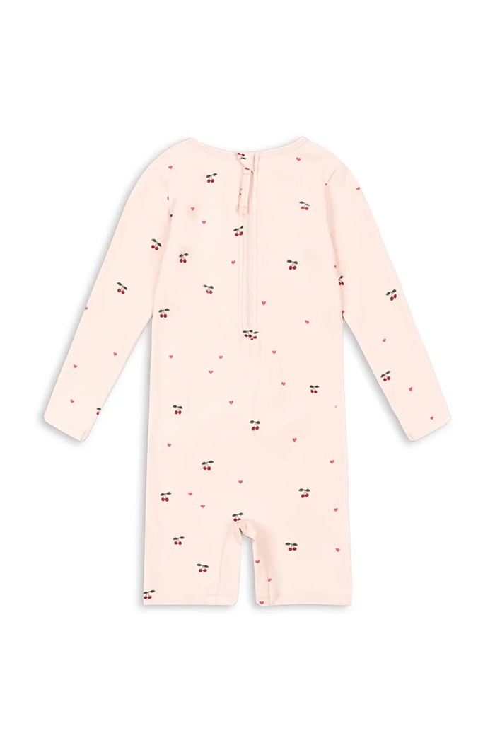 Konges Sløjd kopalni kombinezon otroški MERLE SWIM ONESIE GRS KS105474.PPY2 roza SS26