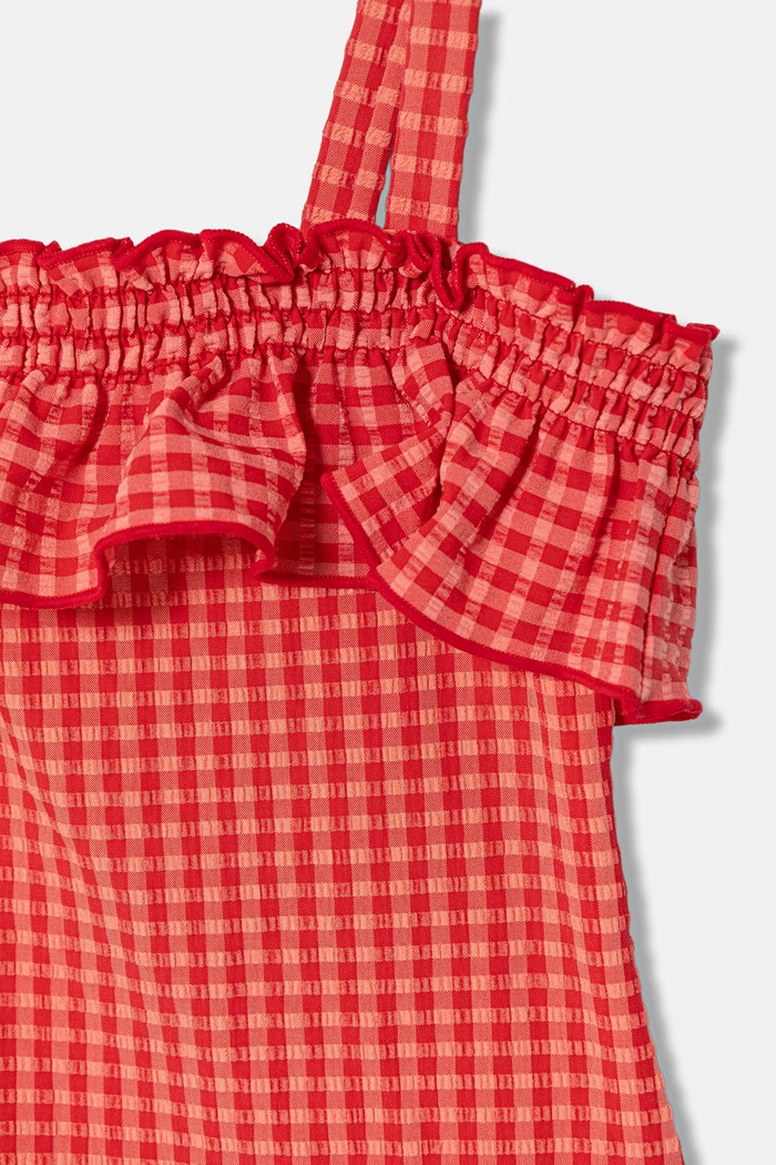 Dziewczynka United Colors of Benetton strój kąpielowy jednoczęściowy dziecięcy 3P7Q0I00Y.G.seasonal czerwony