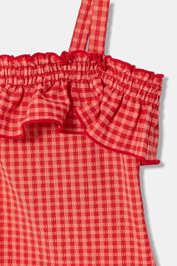 Dziewczynka United Colors of Benetton strój kąpielowy jednoczęściowy dziecięcy 3P7Q0I00Y.G.seasonal czerwony