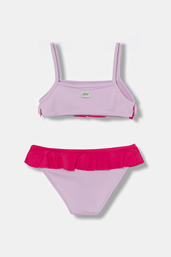 United Colors of Benetton dvojdielne plavky detské 3WJE0K03E.G.seasonal ružová SS26