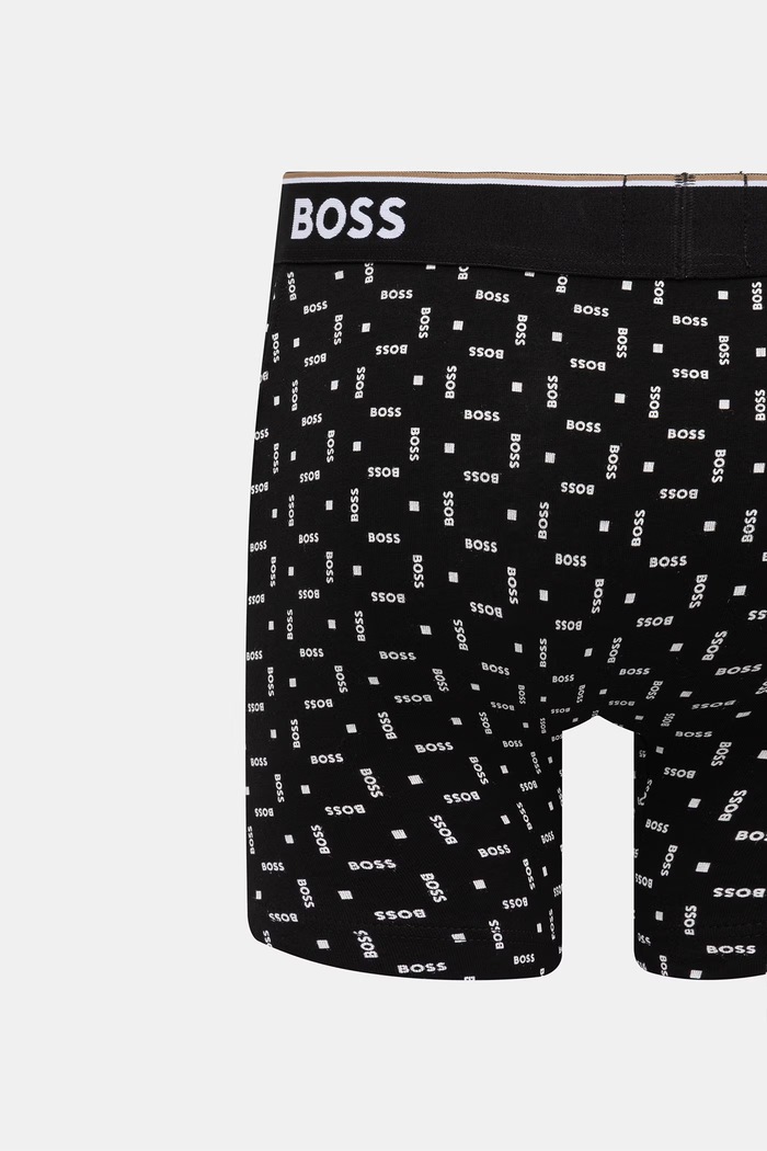 BOSS boxerky pánske s bavlnou BoxerBr 3P Power Des 3-pak 50554438