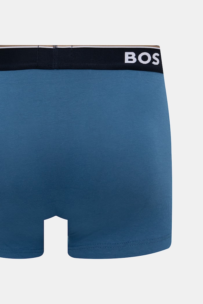 BOSS boxeri bărbați din bumbac cu elastan Trunk 3P Power Desig pachet de 3 50554443