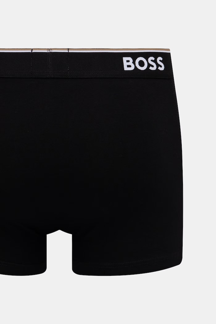 BOSS bokserki męskie bawełniane z elastanem Trunk 3P Power Desig 3-pack 50554443
