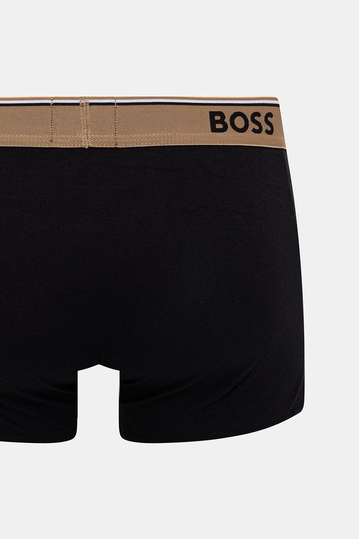BOSS boxeri bărbați bumbac cu elastan Trunk 3P Power Desig pachet de 3 50554443