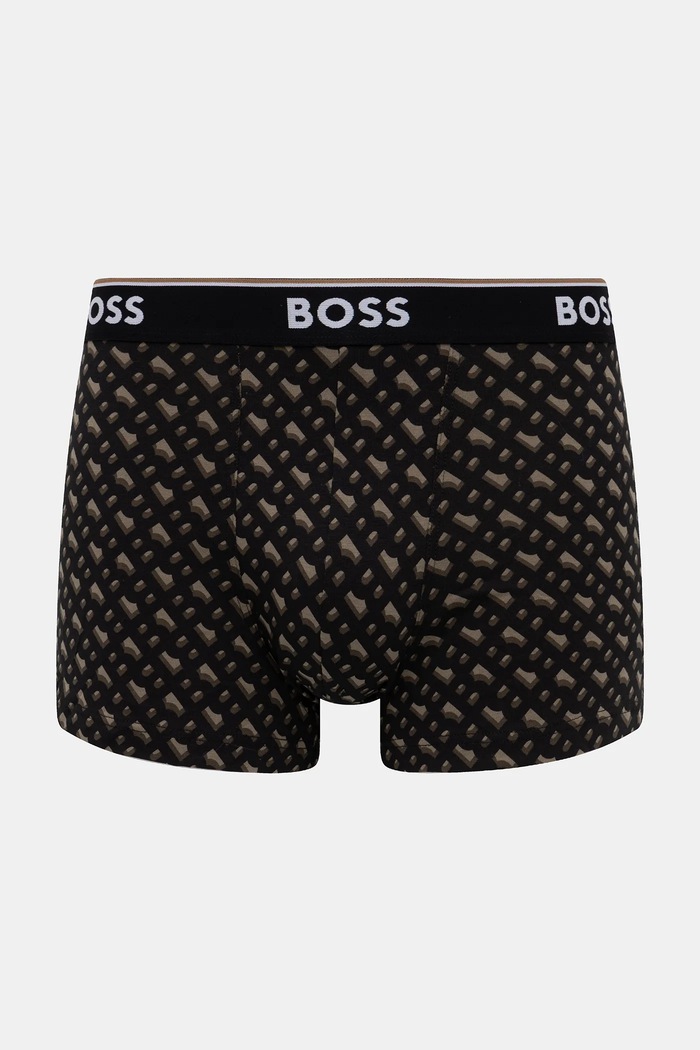 BOSS μποξεράκι Ανδρικό βαμβάκι με ελαστάν Trunk 3P Power Desig 3-pack 50554443 μαύρο SS26