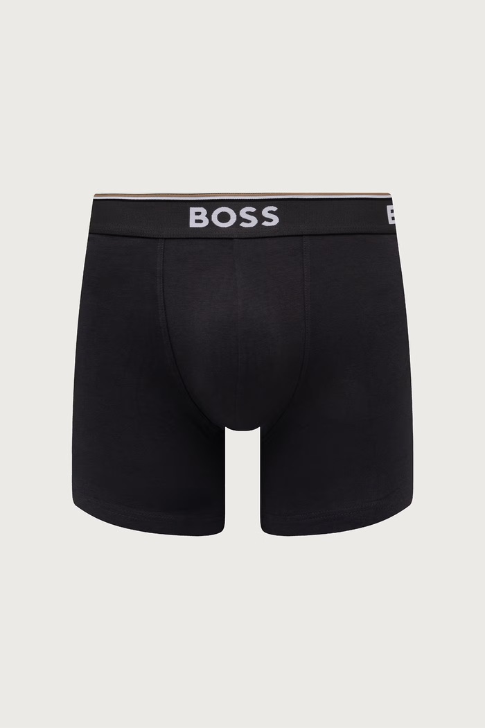 BOSS uske bokserice za muškarce s pamukom BoxerBr 3P Power 3-pack 50554694 plava SS26