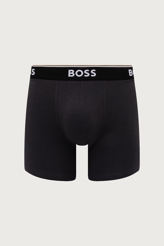 BOSS uske bokserice za muškarce s pamukom BoxerBr 3P Power 3-pack plava 50554694