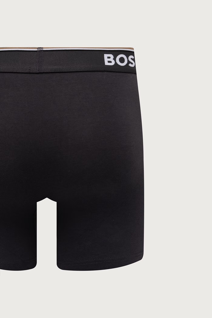 BOSS uske bokserice za muškarce s pamukom BoxerBr 3P Power 3-pack 50554694 plava