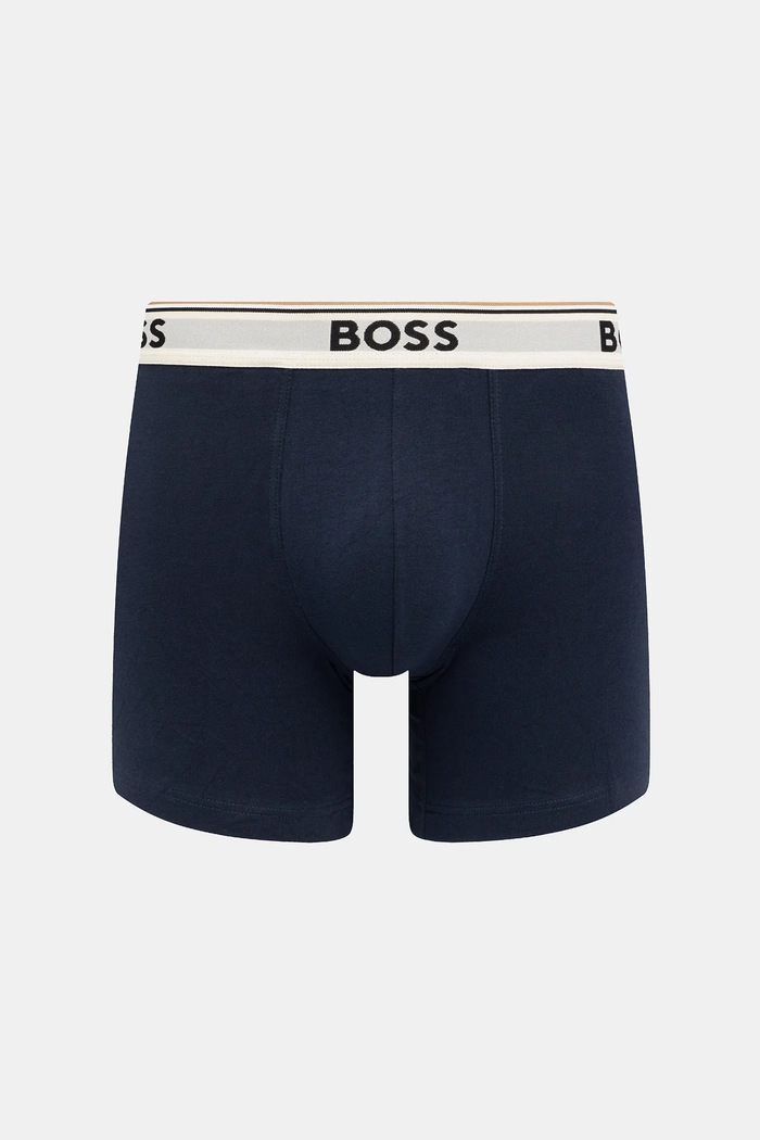 BOSS pentru bărbați BoxerBr 3P Power pachet de 3 50554694 albastru SS26