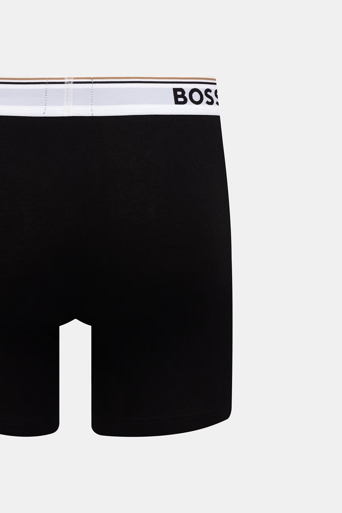 BOSS pentru bărbați BoxerBr 3P Power pachet de 3 50554694 negru
