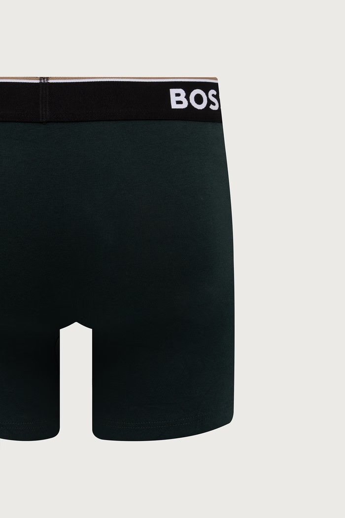 BOSS boxeri mulați pentru bărbați cu bumbac BoxerBr 3P Power pachet de 3 50554694