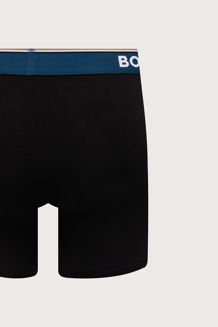 BOSS boxeri mulați bărbați cu bumbac BoxerBr 3P Power pachet de 3 50554694