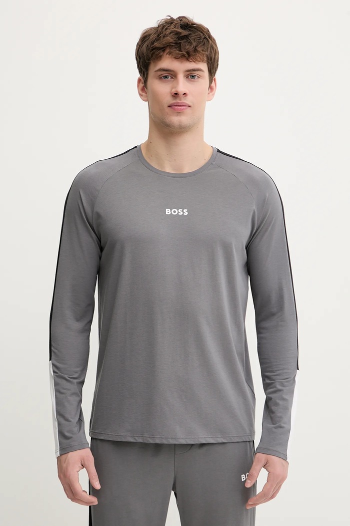 Oblečenie Pyžamo BOSS Balance Long Set 50554773 sivá
