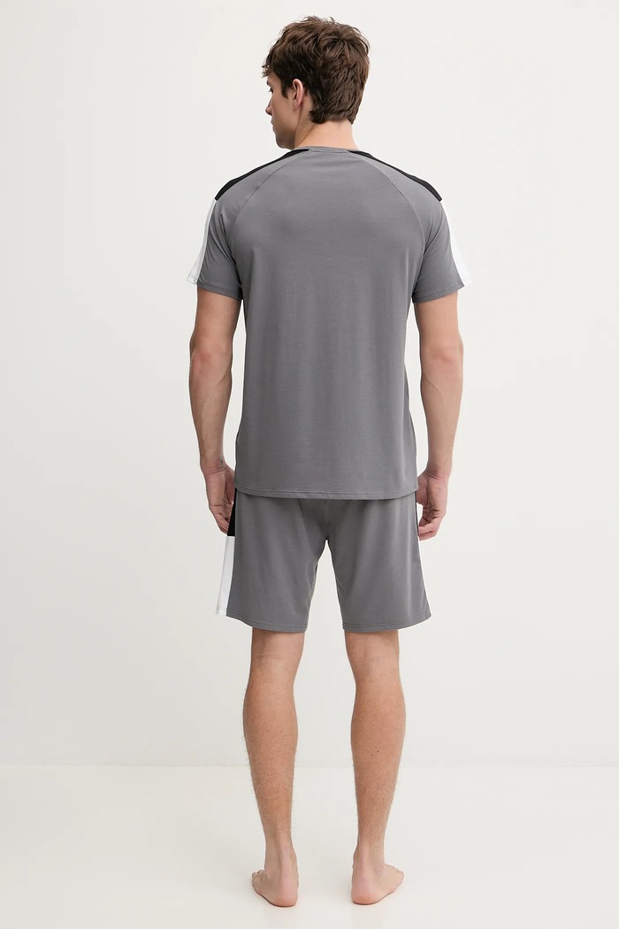 Pyžamo BOSS Balance Short Set 50557587 sivá SS26