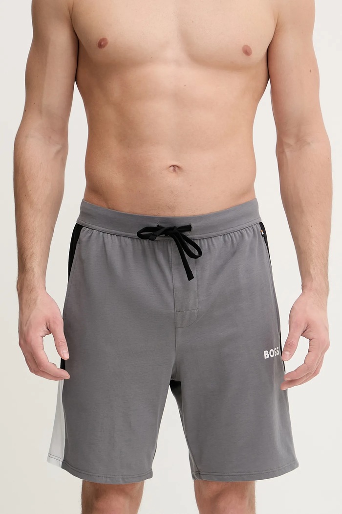 Pyžamo BOSS Balance Short Set sivá 50557587
