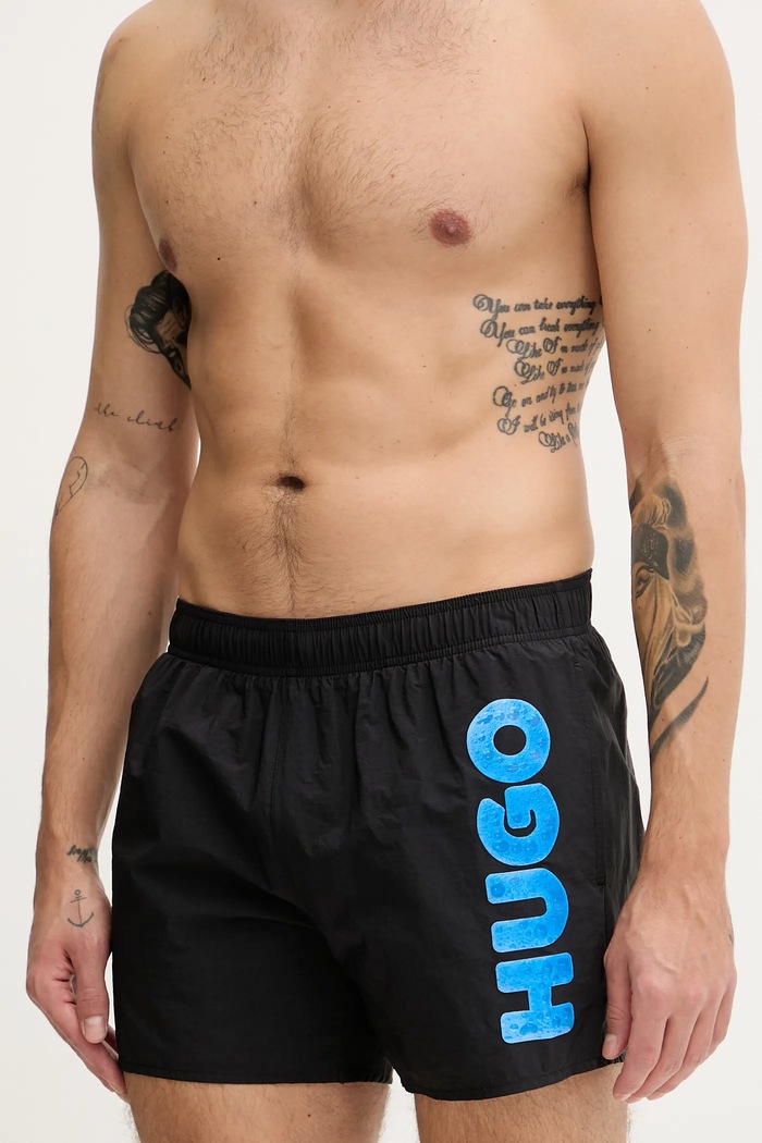 Купальні шорти Hugo Blue SPLASH 50556769 чорний SS26