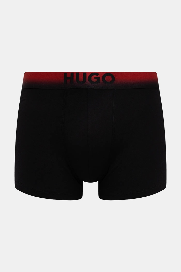 Boxerky HUGO TRUNK TRIPLET SPRAY 3-pak 50556563 čierna SS26