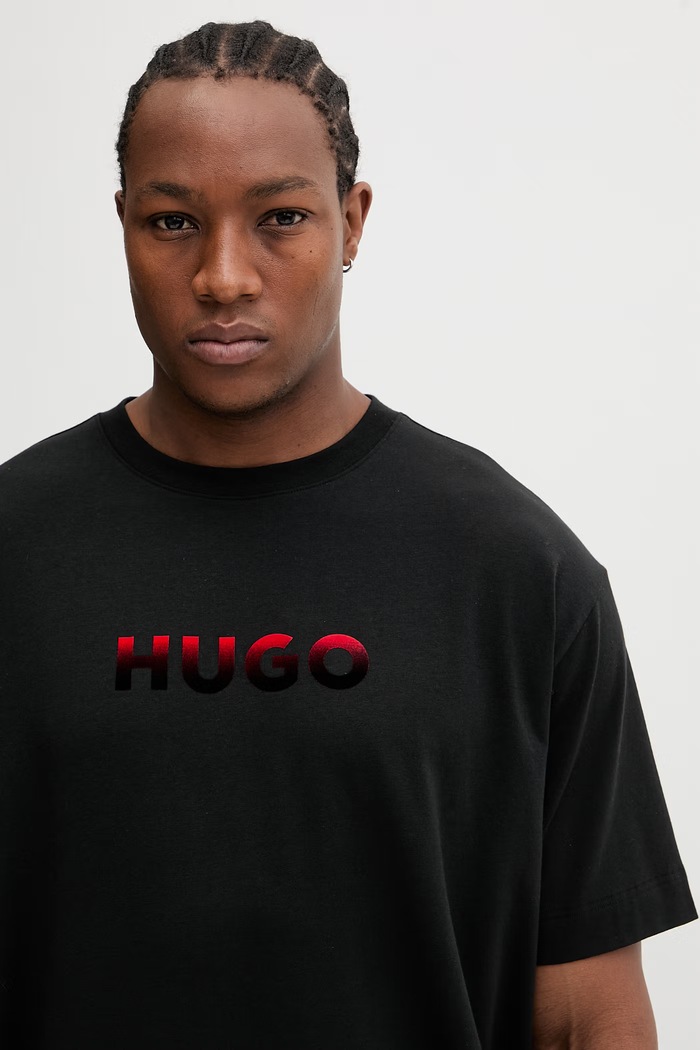 Majica HUGO RAY_T-SHIRT črna 50556667