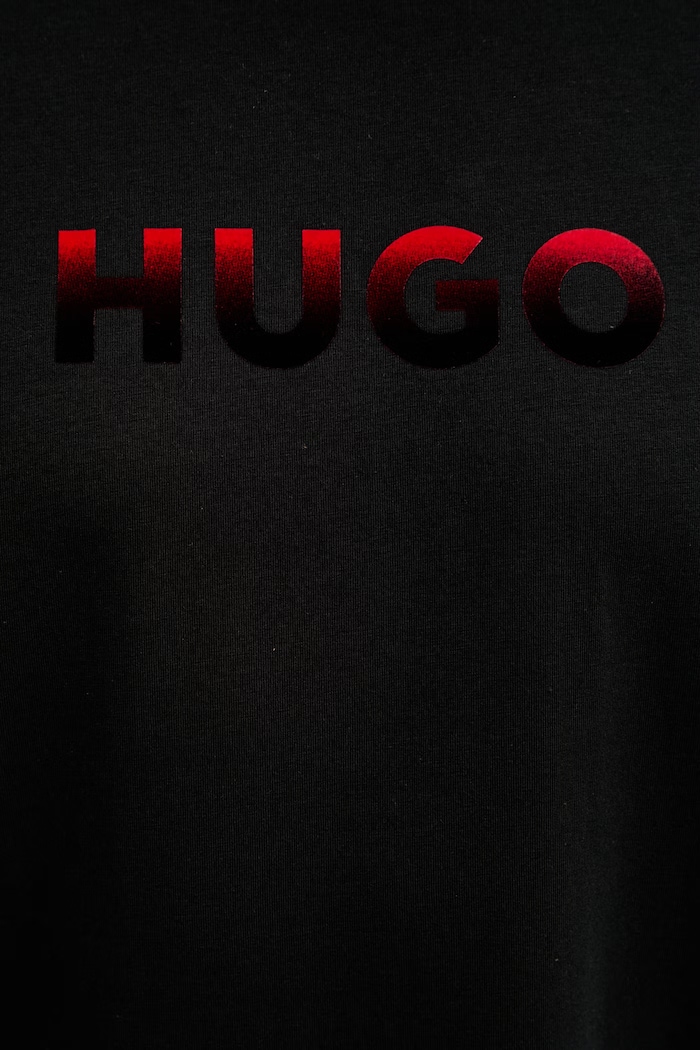 Majica HUGO RAY_T-SHIRT 50556667 črna