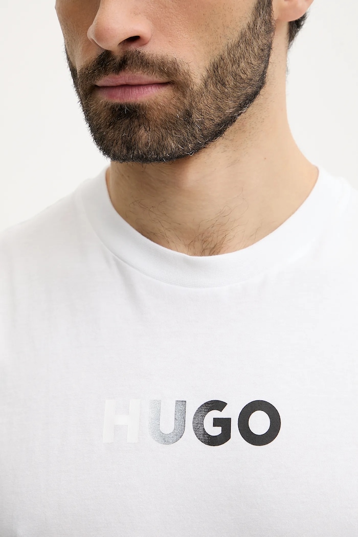 HUGO plážový top pánský RAY BEACH_TANK_LOOSE bílá 50555581