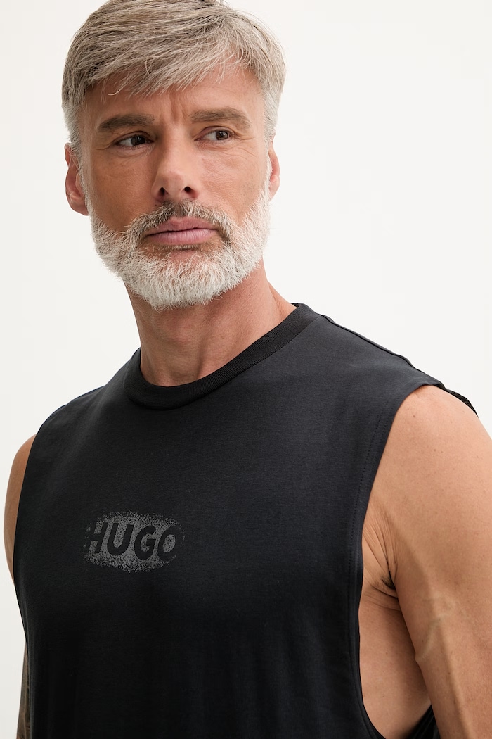 Îmbrăcăminte HUGO top de plajă bărbătesc RAY BEACH_TANK_LOOSE 50555581 negru