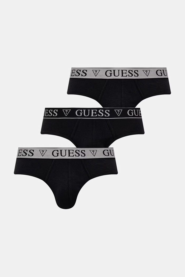 Guess mutande pacco da 3 maglia nero U5BG66.KCD31