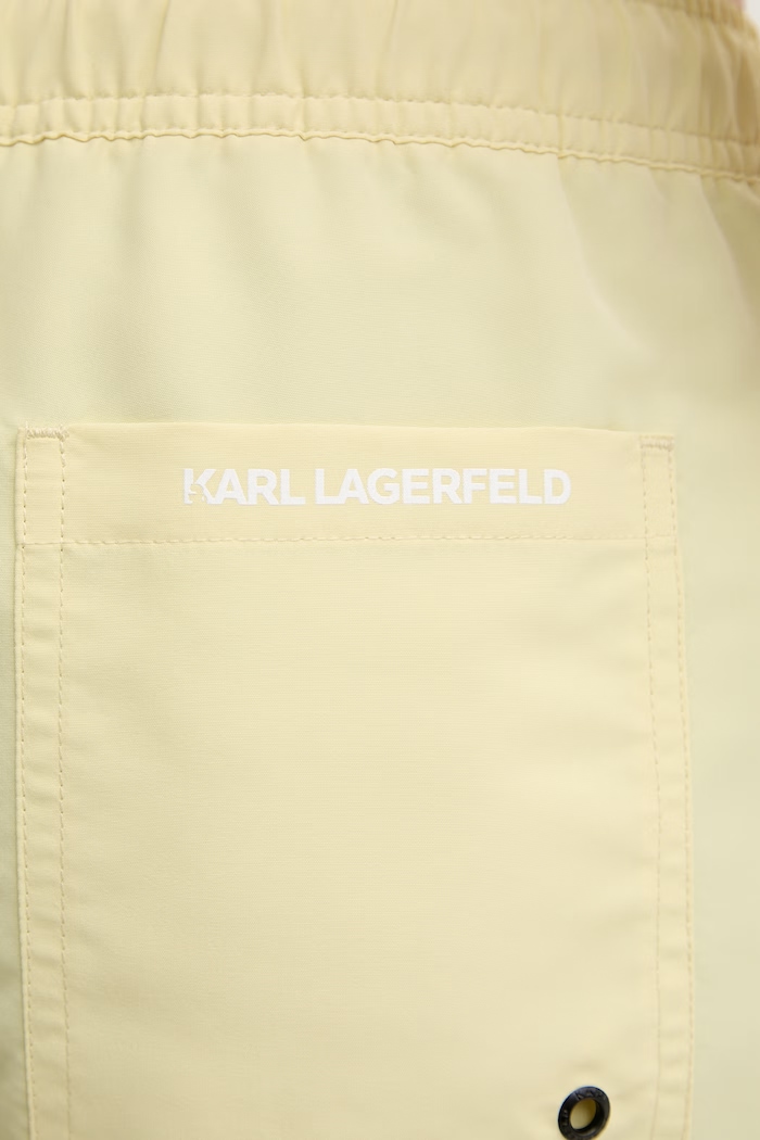 Karl Lagerfeld plavecké šortky pánske KAMEO B1M46011 žltá