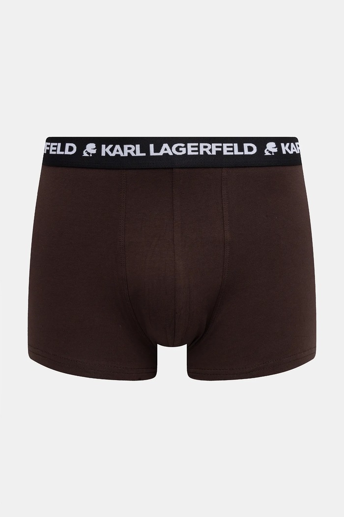 Дрехи Боксерки Karl Lagerfeld AUTOGRAPH (3 броя) B1M47011 кафяв