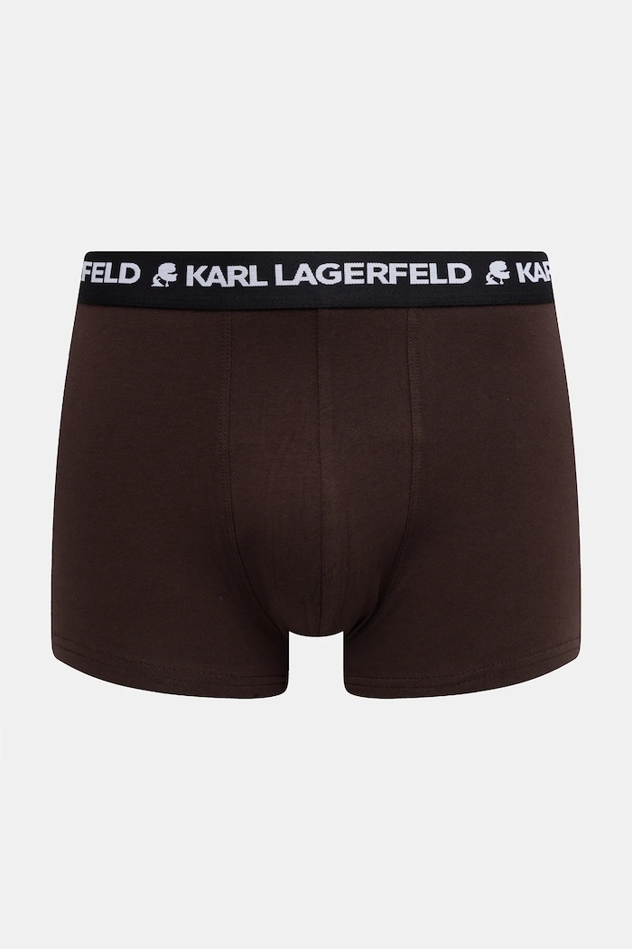 Дрехи Боксерки Karl Lagerfeld AUTOGRAPH (3 броя) B1M47011 кафяв
