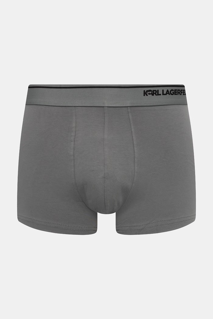 Karl Lagerfeld boxeri pentru bărbați din bumbac cu elastan IKON pachet de 3 albastru B1M47022