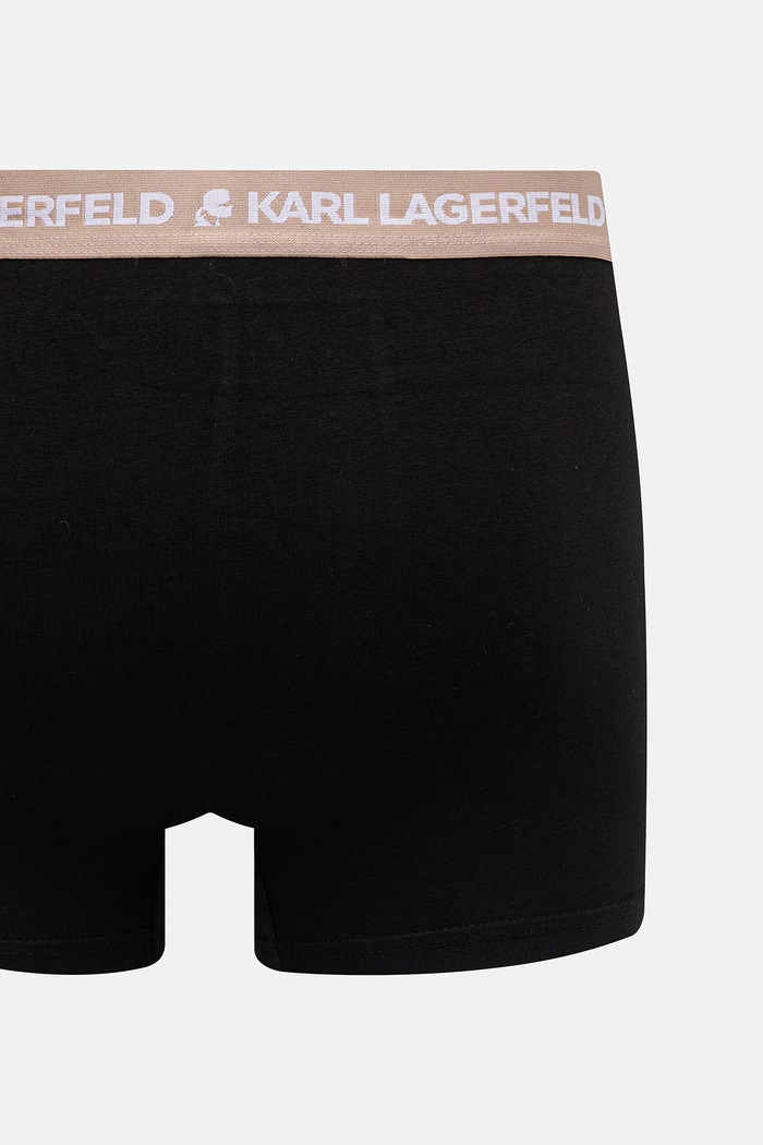Karl Lagerfeld přiléhavé boxerky pánské bavlněné s elastanem LOGO TRUNK 5-pack B1M47030