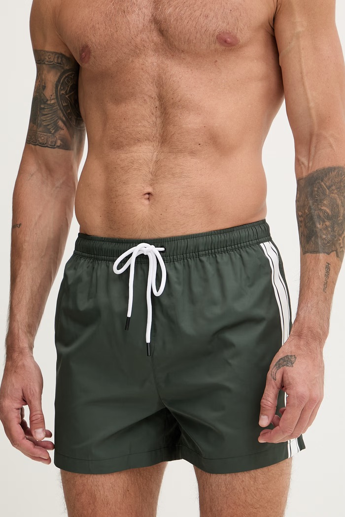 Karl Lagerfeld pantaloni scurți de baie pentru bărbați A3M46002 verde SS26