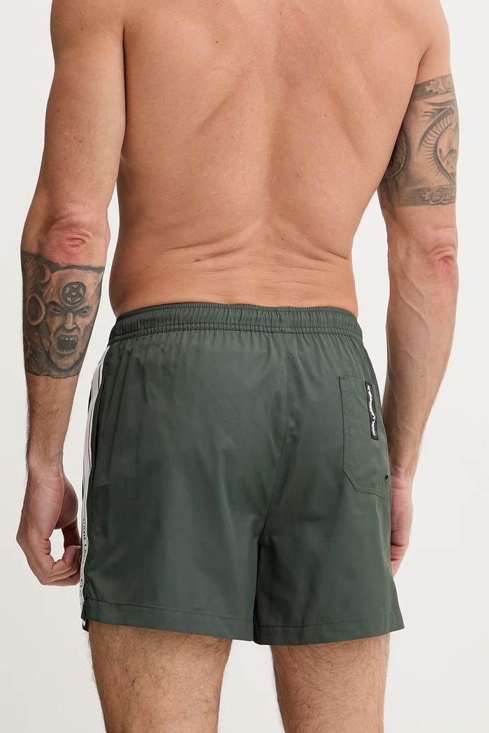 Îmbrăcăminte Karl Lagerfeld pantaloni scurți de baie pentru bărbați A3M46002 verde