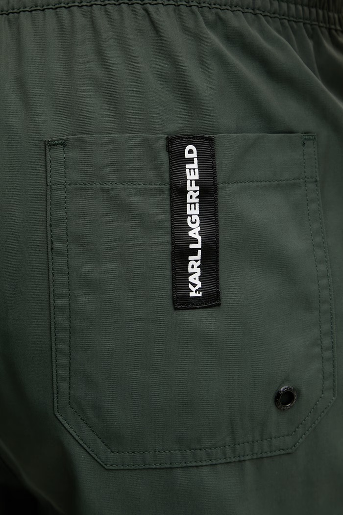 Karl Lagerfeld pantaloni scurți de baie pentru bărbați A3M46002 verde