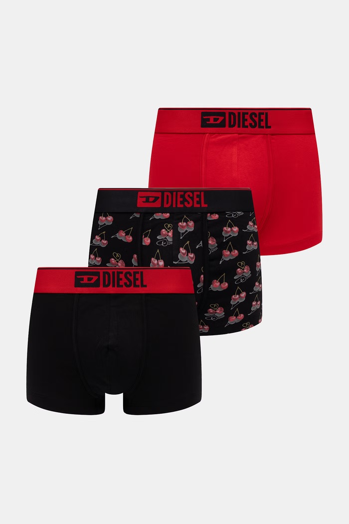 Diesel pánske boxerky DAMIEN-GFT 3-pak červená A17805.0NSEN