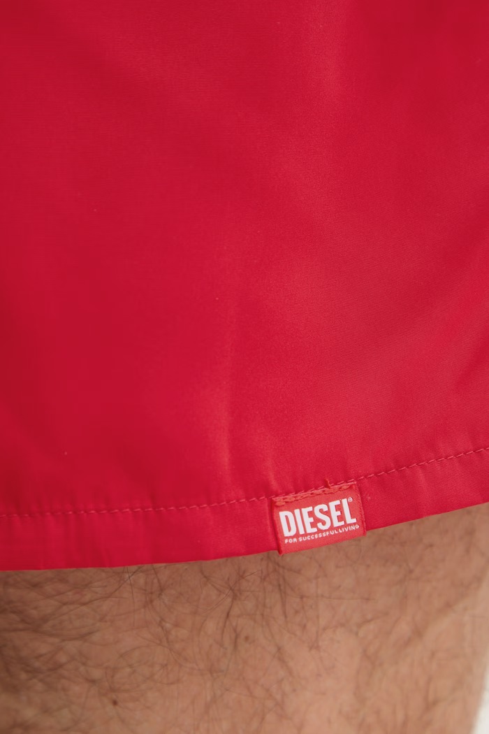 Diesel plavecké šortky pánske SPORT-41-D-CORE A20519.0PLCA červená