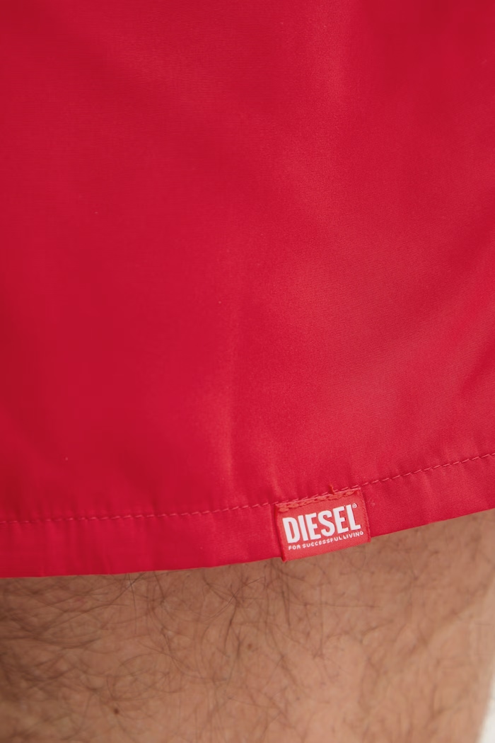 Diesel plavecké šortky pánske SPORT-41-D-CORE A20519.0PLCA červená